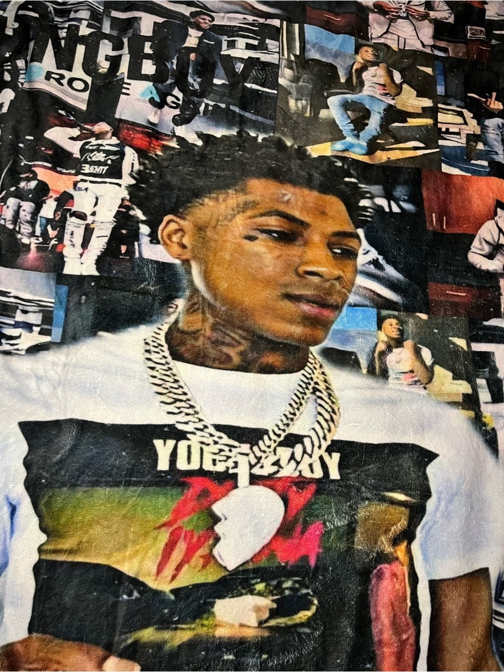 NBA Youngboy fan blanket